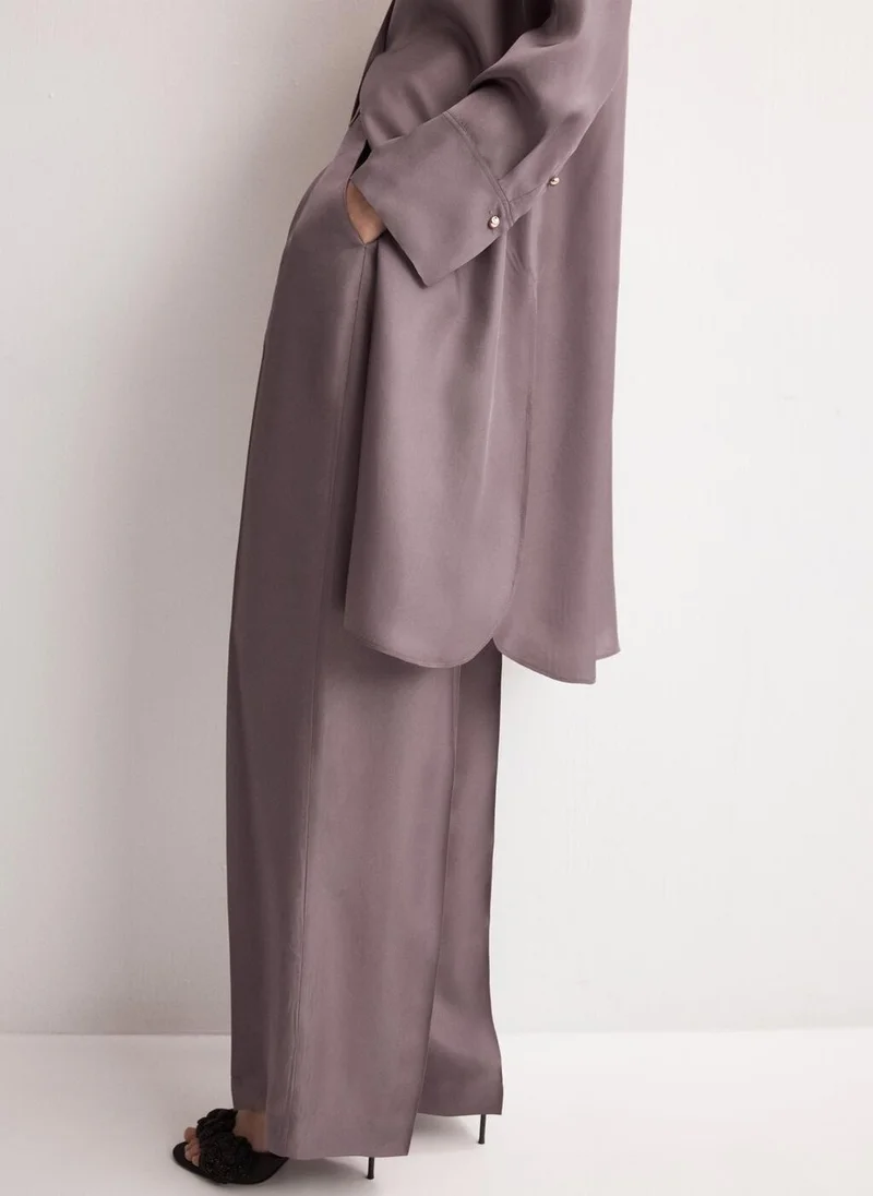 MANGO  Straight mid-rise trousers for Women | Best Price UAE